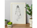 🖼️ Quadro Decorativo Feminino Up Living 25x35cm