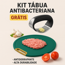 Kit Tábua Antibacteriana Redonda + Amassador de Alho (Brinde)