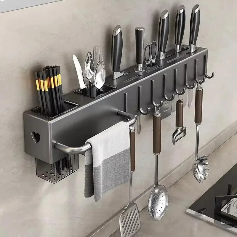 Organizador de Utensílios de Cozinha com Suporte