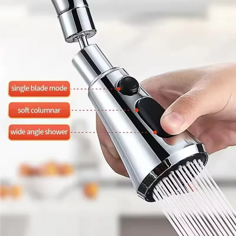 Extensor de Torneira de Cozinha – Anti-Respingo e Giratório 360°