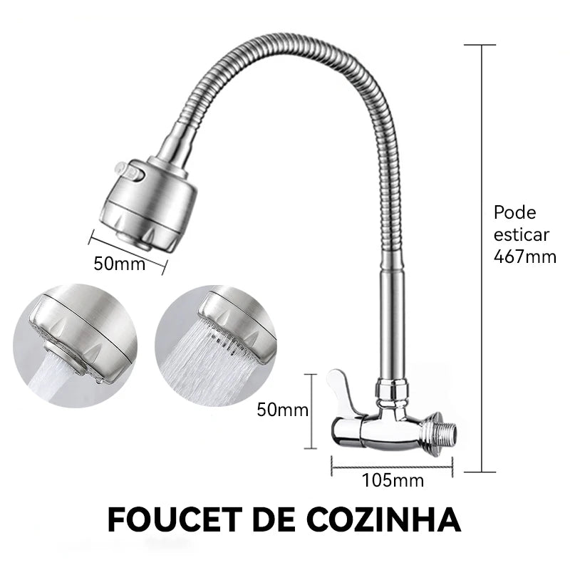 Torneira Gourmet de Parede