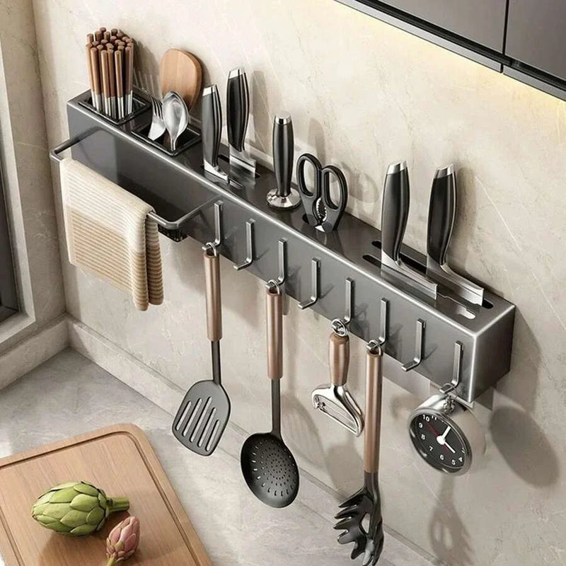 Organizador de Utensílios de Cozinha com Suporte
