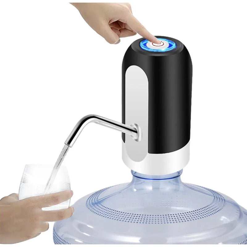Bomba Elétrica Universal para Garrafão de Água – Recarregável