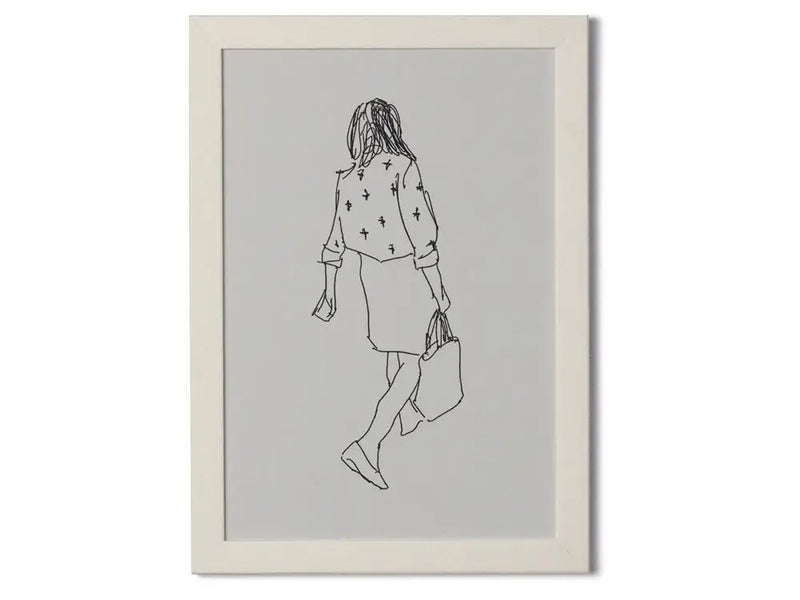 🖼️ Quadro Decorativo Feminino Up Living 25x35cm